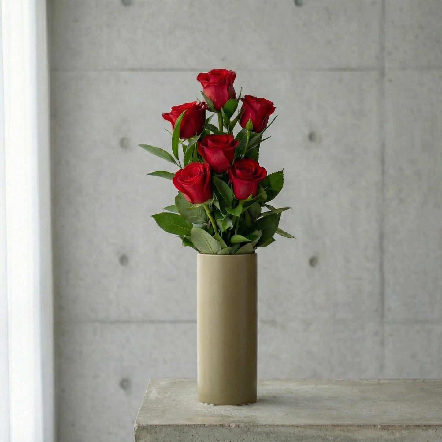 Half Dozen Red Roses