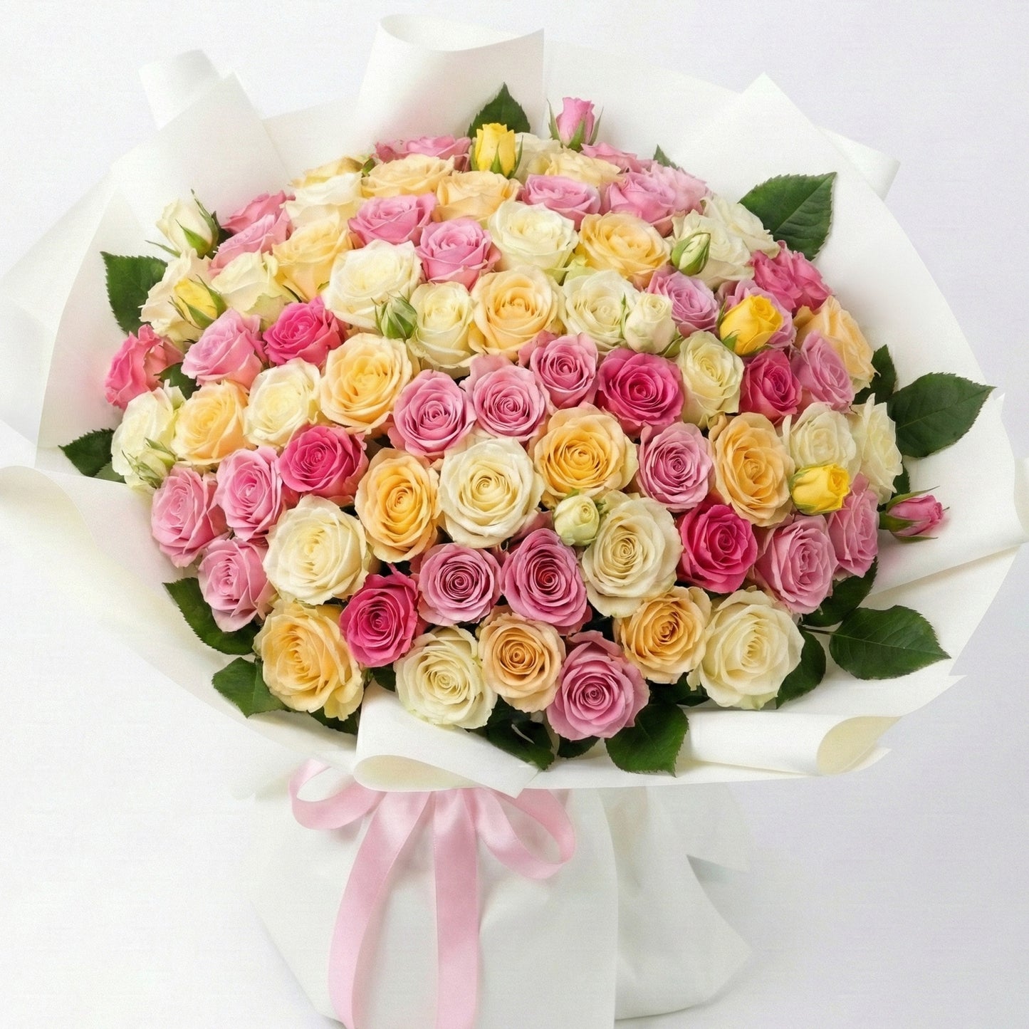 100 Mixed Roses