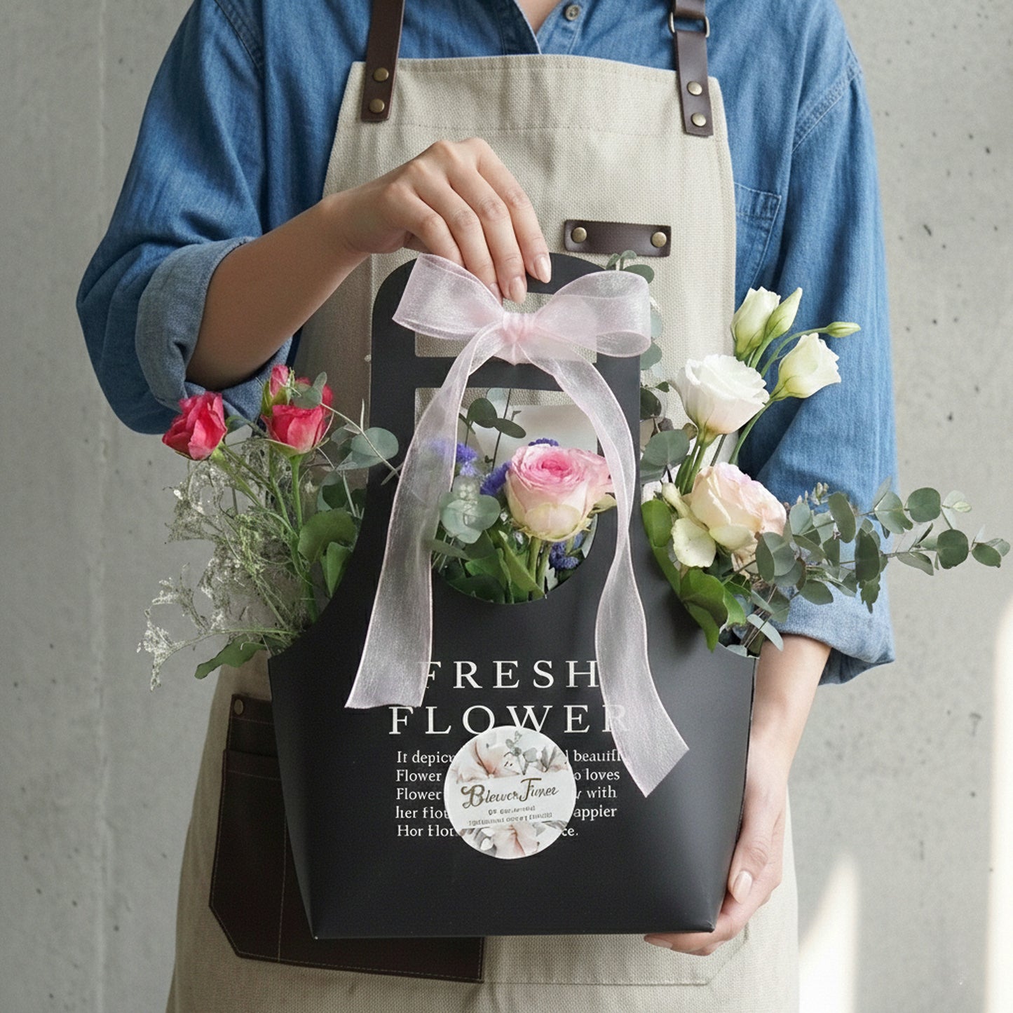 Black Posy Bag